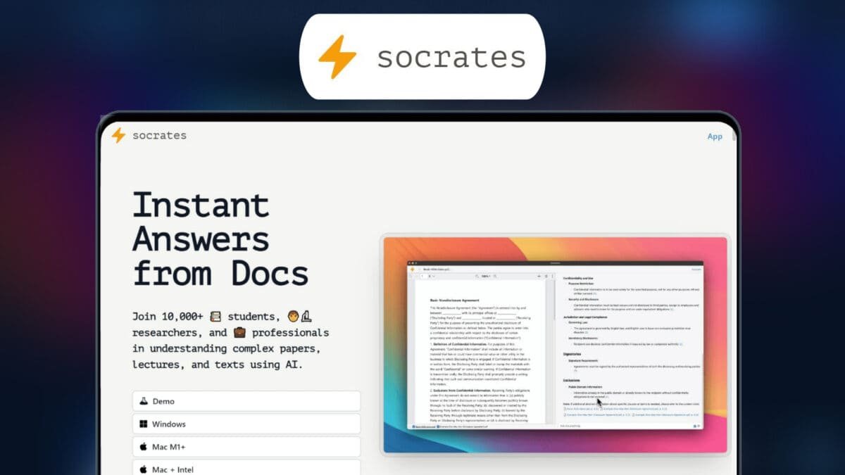 Socrates Lifetime Access