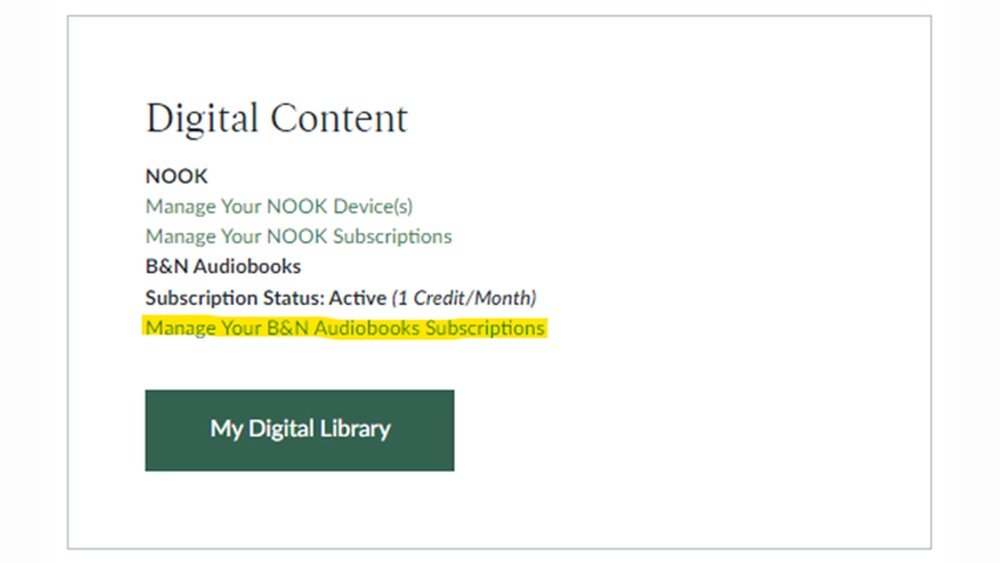 How Do I Cancel My Audiobooks Subscription