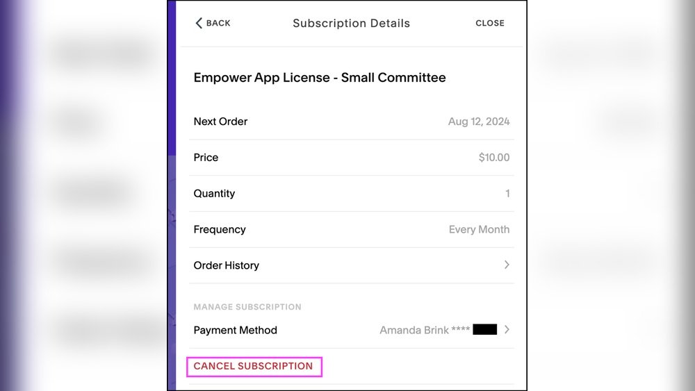 How to Cancel Empower Subscription