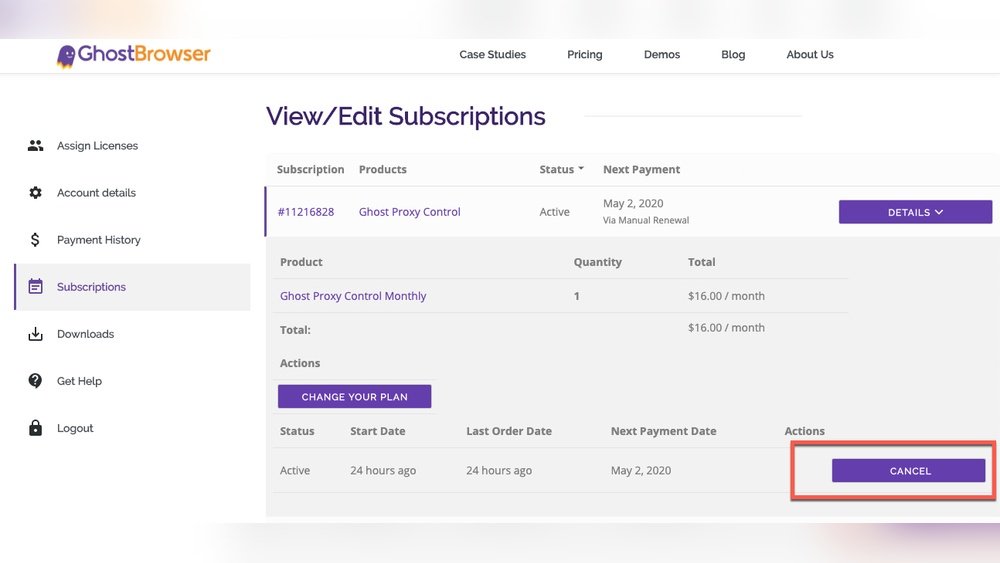 How to Cancel Wisp Subscription