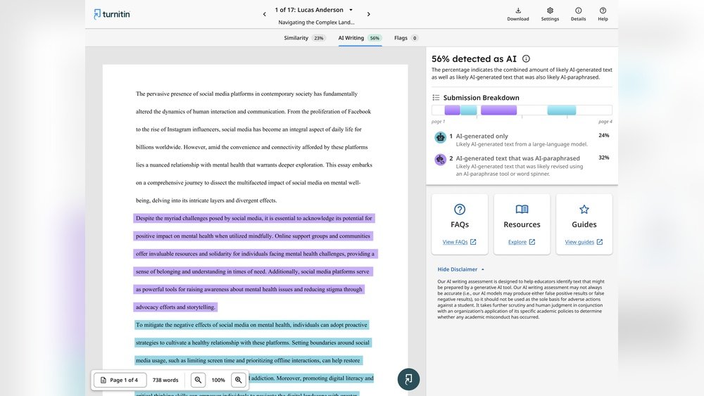 How Does Turnitin Detect Ai