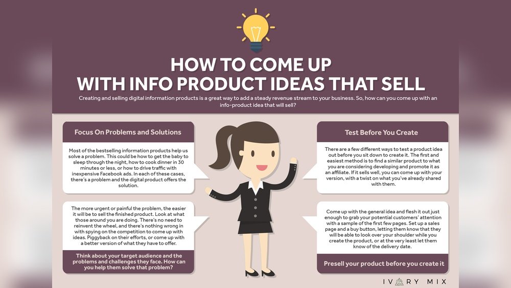 Information Product Ideas For Beginners