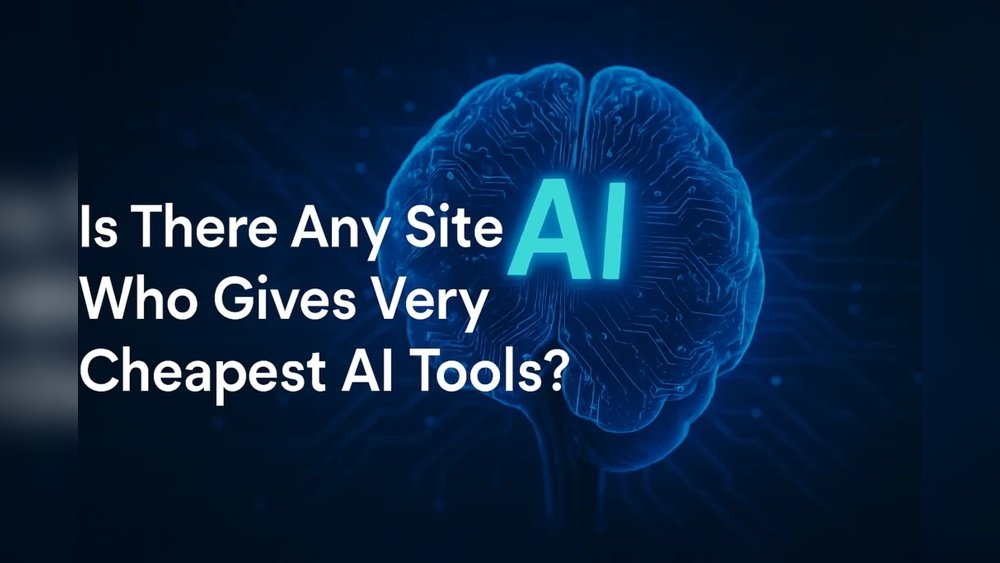 Is There Any Site Who Gives Very Cheapest Ai Tools