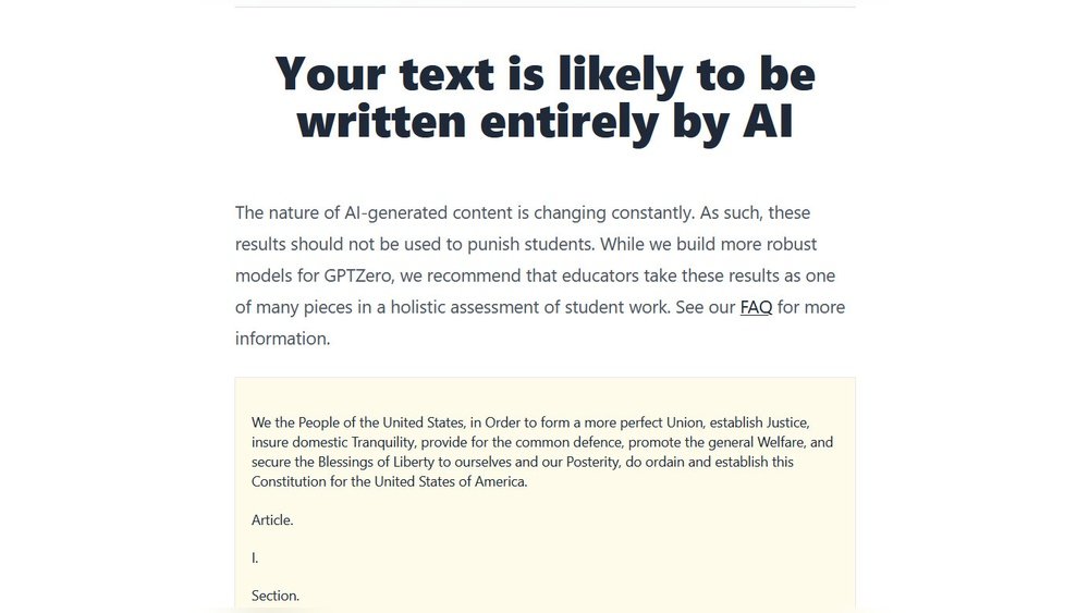 Is This Written by Ai