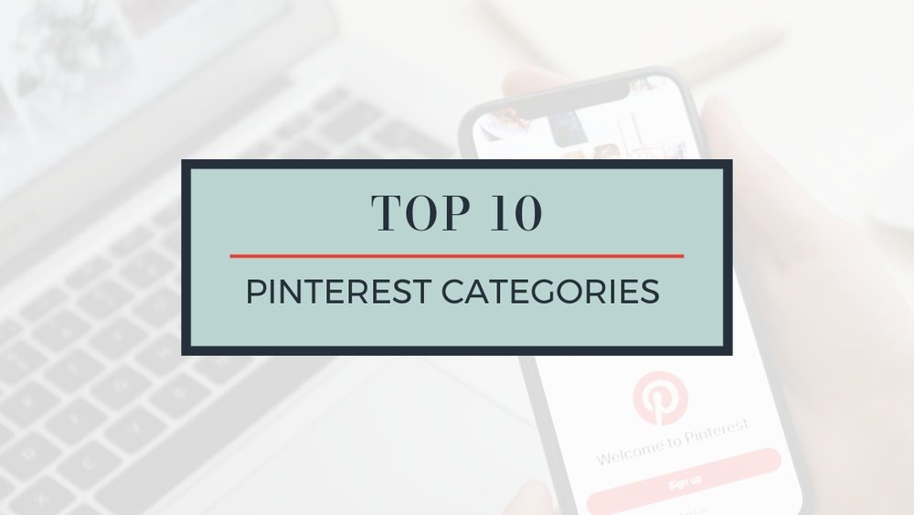 Most Popular Pinterest Categories