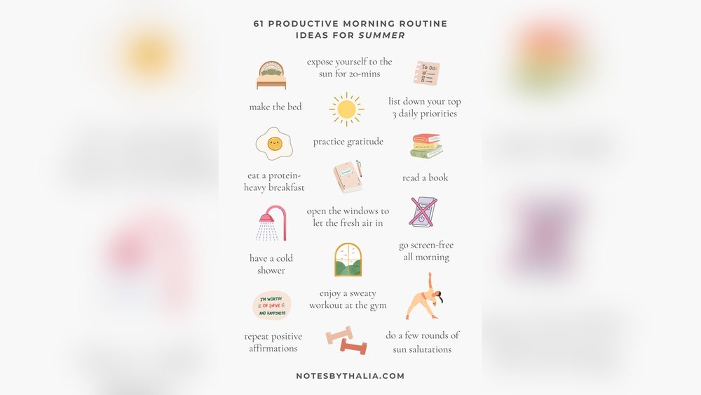 Productive Morning Routine