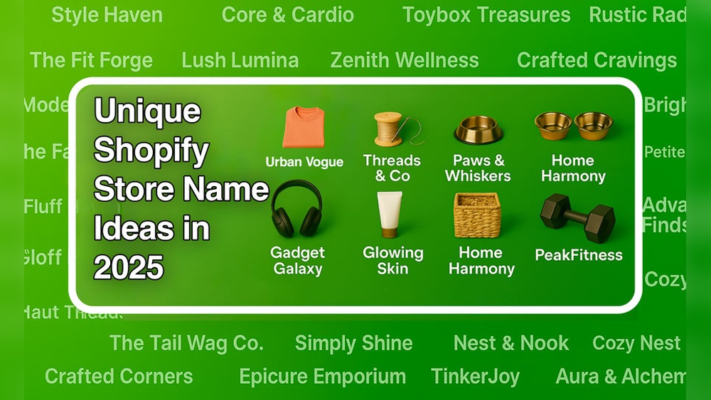 Shopify Store Name Ideas: Creative Names to Boost Your Brand | Glossy ...
