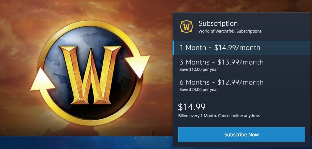 How To Gift Subscription Wow