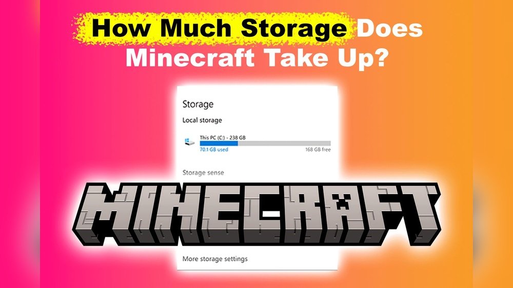 How Much Space Does Minecraft Take Up