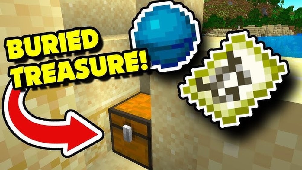 Minecraft Buried Treasure Map