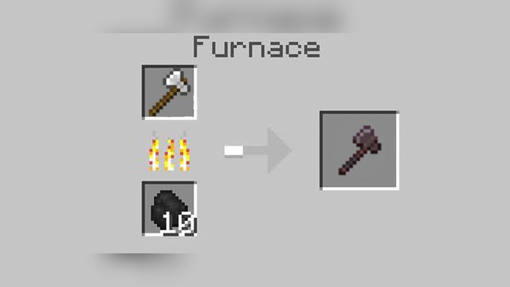 Minecraft Furnace And Iron Tools