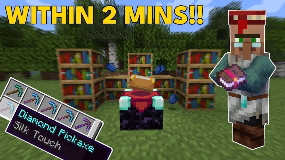 Minecraft How To Get Silk Touch
