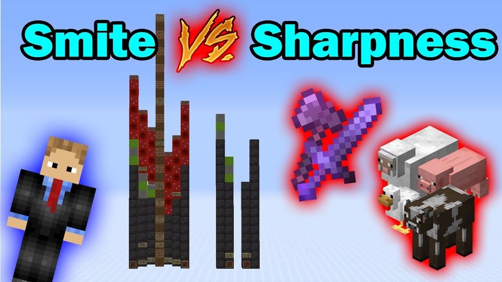 Minecraft Smite Vs Sharpness