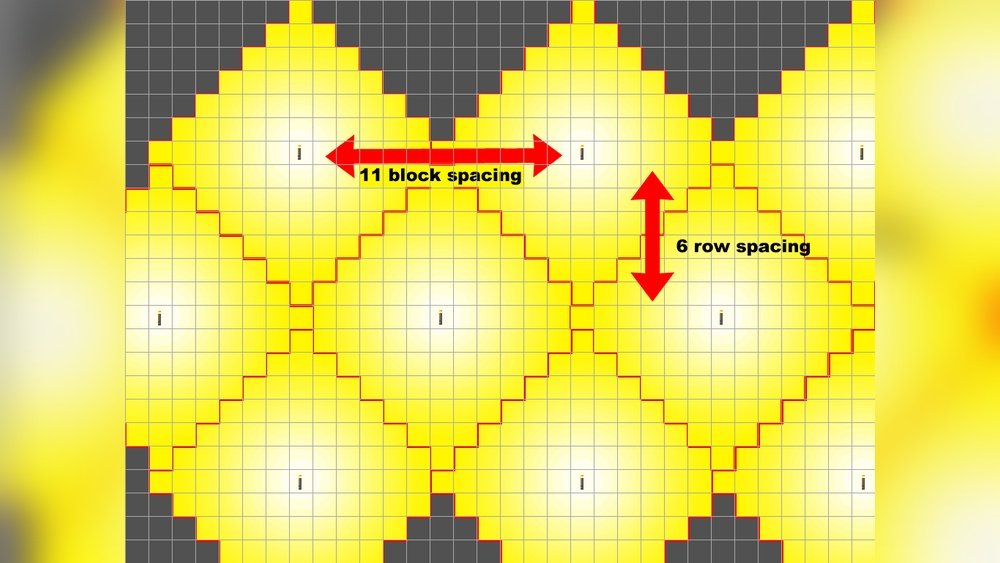 Minecraft Torch Spacing