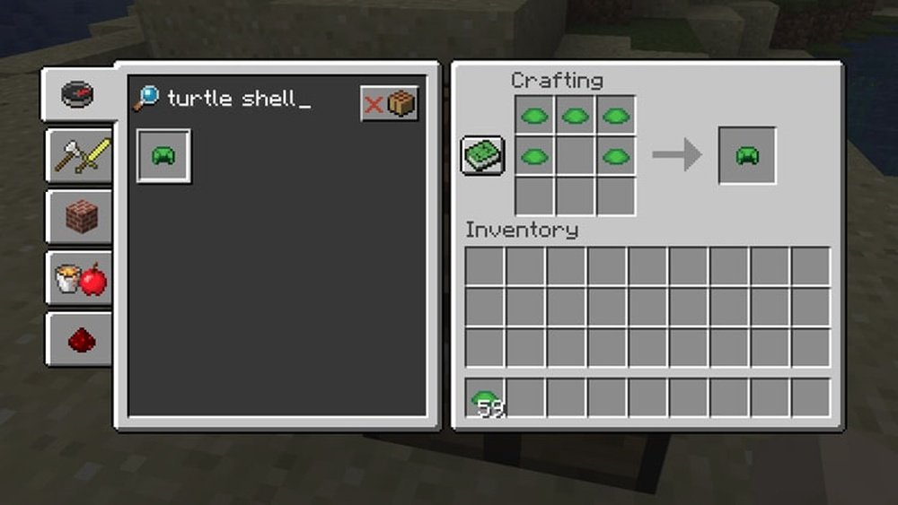 Minecraft Turtle Shell