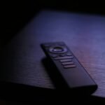 a remote control on a table