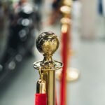Celebrity hall pass red carpet illustrative editorial image
