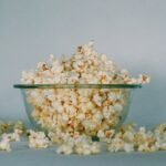 Popcorn prepared for a movie night