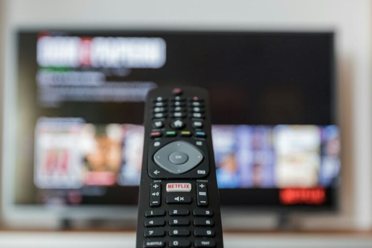 Netflix button on a television remote