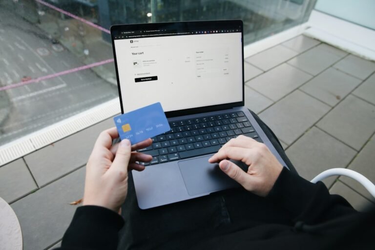 Payment card used during an online purchase