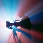 TV presenter training camera illustrative photo