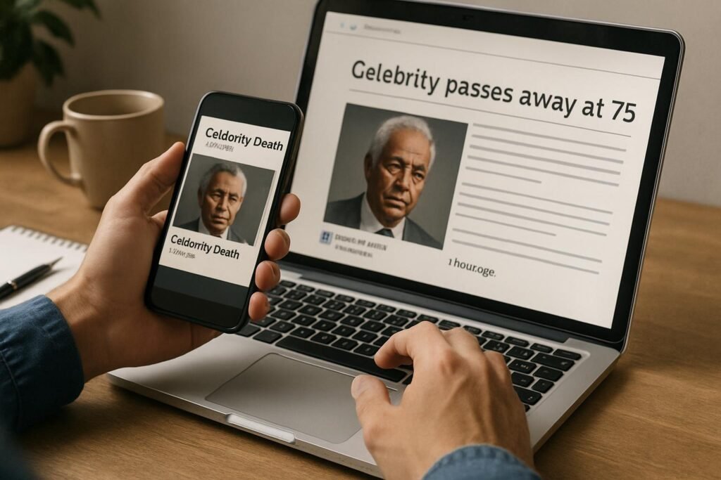 What celebrity died today - Step-by-Step Explanation