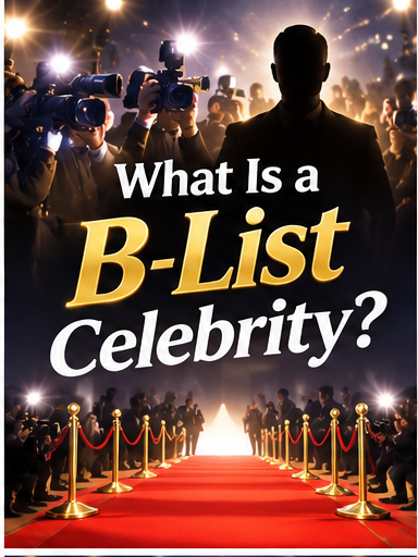 AI illustration for what is a b list celebrity