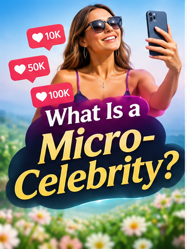 AI illustration for what is a micro celebrity